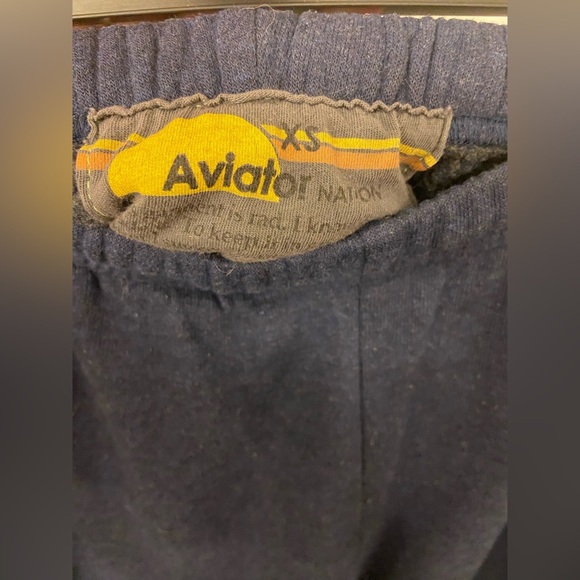 Aviator Nation 4 Bolt Purple & Pink Jogger Sweat Pant Size XS - Picture 4 of 8